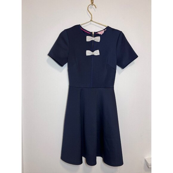 Ted Baker “Otisia” navy blue Shirt dress 0/ XS